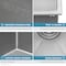 Ruvati 33"x22" Drop-in Tight Radius 16 Ga SS Topmount Kitchen Sink Sgl Bowl RVH8005 - alternate 2